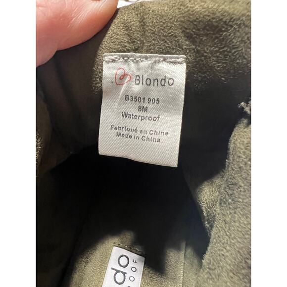 Blondo Waterproof Camo Booties Size 8 - Picture 7 of 7